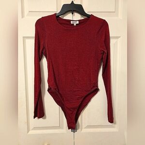 Burgundy Bodysuit